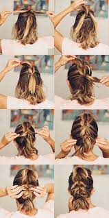 In diesem artikel finden sie viele anleitungen, wie sie sehr leicht effektvolle hochsteckfrisuren selber machen können, mit denen sie garantiert alle blicke auf sich ziehen werden! Einfache Kurze Hochsteckfrisuren Neueste Haar Pin Kapsels Haarstijlen Eenvoudige Kapsels Kort Haar