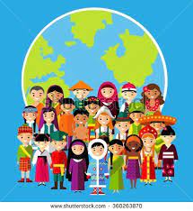 Illustration about vector illustration of multicultural children holding hand around the world. Multicultural Friendship Globe Art Border Graphics For Multiculturalprojects Foto Di Viaggio Vignetta Sfondi Per Cellulare