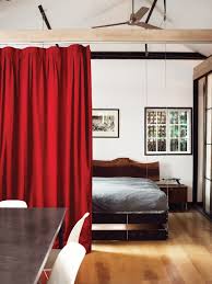 Fascinating Idea For Small Interiors Retractable Bed By Funn Roberts Raumteiler Winzige Raume Und Raumteiler Wande