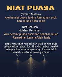 Dah Niat Puasa Instagram Lockscreen Screenshot