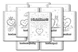 Once you have it colored in (it will probably take a while!) it will make a beautiful piece of art that you can hang in your home or classroom! 1 Corinthians 13 Lesson Pack Teach Sunday School