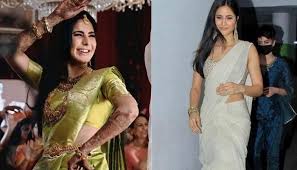 Katrina Kaif Wore Rs. 4 Lakh Worth 'Kadha' And Rs. 3 Lakh Worth 'Chandbali'  For Pre-Wedding Function