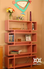 Diy Project Plan Make This Modern Bookshelf Using A Single Sheet Of Plywood Via Ramsey Bookcase Design Mid Century Bookcase Diy Furniture