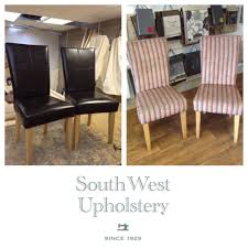 A Change Of Fabric Made A Huge Difference To These Dining Chairs And No Doubt The Dining Room Too Do You Have Leather Dining Chairs Fabric Dining Chairs Chair