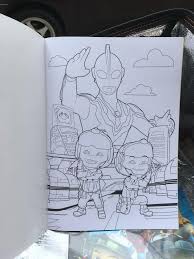 Gambar graphics ultraman ribut www graphicsbuzz upin ipin. Upin Ipin Ultraman Ribut Mari Mewarna Colouring Book With Stickers Official Licensed By Tsuburaya Production 2014 Books Stationery Books On Carousell