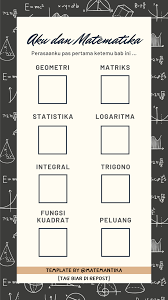 Template Instagram Story Quiz Snapgram Matemantika Aku Dan Matematika Gif Emoji Tag Emoticon Matematika Perasaan Geometri