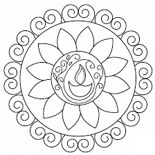 Your coloring deserves a beautiful glowing stage and the freshest specially commissioned pages. Diwali Lamp Coloring Page Free Printable Coloring Pages For Kids