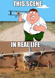 frontpage peter griffin running away Memes & GIFs - Imgflip