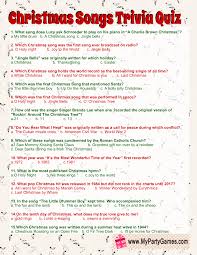 10 trivia questions, rated tough. Free Printable Christmas Songs Trivia Quiz My Party Games