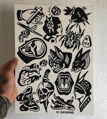 Hanaroshinko Old School Tattoo Designs Traditional Tattoo Design Arm Tattoo