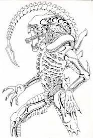 Alien vs predator coloring pages. Xenomorph Comission By Nathaldron On Deviantart Xenomorph Drawing Xenomorph Alien Artwork