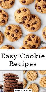 17 Easy Cookie Recipes Love And Lemons Recipe Easy Cookie Recipes Easy Cookies Cookie Recipes