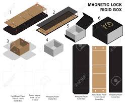 Smart templates for instant logos, mockups, banners and more. Rigid Magnet Box Template 3d Mockup With Dieline Royalty Free Cliparts Vectors And Stock Illustration Image 105999527