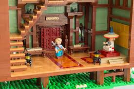 Impa S House Interior In 2020 Lego Zelda Legend Of Zelda Lego Minifigure Display