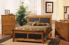 Crafted from pine wood and oak veneers and finished in a gray oak. Manchester Shaker Style Bedroom Set Countryside Amish Furniture