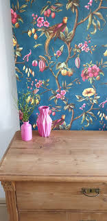 fleurig behang met mooie kleurcombinatie behang huis interieur interieur