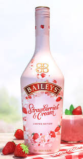 Baileys Launches Limited Edition Strawberries Cream With Design By Vault49 Strawberries And Cream Baileys Baileys Drinks