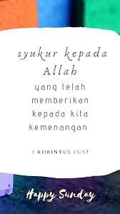Syukur Kepada Allah 1 Korintus Ayat Alkitab Allah