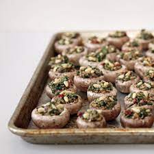 Stuffed Mushrooms Hold The Meat Recipe Mushroom Recipes Stuffed Mushrooms Vegetarian Appetizer Recipes
