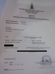 Dah complete borang tu baru bawa ke sabah. Borang Nikah Selangor
