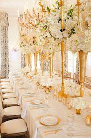 Glamorous Gold And Ivory Wedding Theme Elegantwedding Ca Ivory Wedding Theme Gold Wedding Decorations White And Gold Wedding Themes