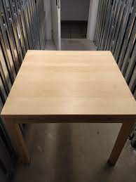 Esstisch holz pinie massiv tisch 90x90cm in weiss / honig esszimmer küche zimmer. Ikea Tisch Bjursta Weiss 90x90