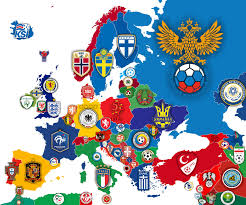 The sweden national football team (swedish: Map Showing The Logo Of Each European National Football Team Europe