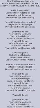 Shania Twain You Re Still The One Great Song Lyrics Country Music Lyrics Country Song Lyrics