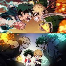 An Age Old Rivalry Izuku Midoriya Vs Katsuki Bakugo Anime Boku No Hero Academia Hero Wallpaper Anime Fighting Anime
