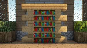 Minecraft Bookshelf Storage Designs Minecraft Furniture