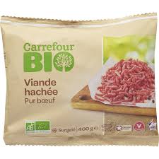 Viande Hachee Bio Pur Bœuf Carrefour Bio La Boite De 400g A Prix Carrefour Viande Hachee Viande Bœuf