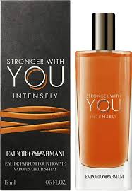 The regular stronger for you smells wayy better and longer on skin and cloths. Amazon Com Giorgio Armani Emporio Stronger With You Intensely For Men Eau De Parfum Spray 15ml 0 5 Oz Beauty