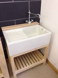 drainer belfast sink with stand , ledge