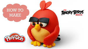 Red Bird With Spiky Hair Pin On Angry Birds