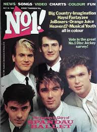 No1 Magazine May 28th 1983 Ft Spandau Ballet In 2019 80s