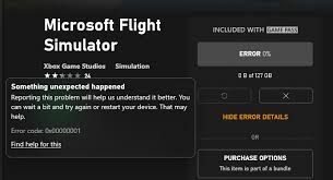 Is Anyone Else Having This Problem Error Code 0x00000001 Gamepass Has An Error At 0 Windows 10 Recently Fully Uninstalled The Game Due To A Botched Original Install Tried My Hardest