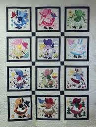Pin By Marva Nielsen On Sewing And Quilting Sunbonnet Sue Calendar Quilts Quilt Patterns