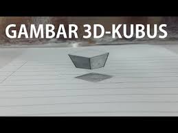 Mereka anggun dan kuat, dan tubuh mereka memiliki ritme yang sederhana namun indah. Belajar Cara Menggambar 3d Di Kertas Untuk Pemula Yang Mudah Gambar Kubus Melayang By Simple