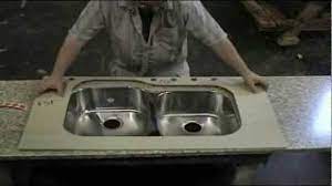 Forum responses (laminate and solid surfacing forum) from contributor r: Install An Undermounted Stainless Steel Sink In A Laminate Countertop Youtube