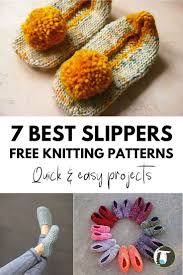 Check out these 15 awesome slipper sock patterns that you'll have a total blast making and you, your family, and your friends will adore wearing. 7 Best Slippers Free Knitting Patterns Blog Nobleknits