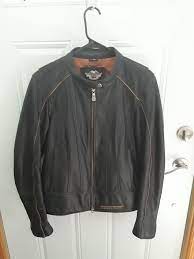 Harley Davidson 105th Anniversary Leather Jacket 97105 08vw Euc Womens Xl Leather Jacket Jackets Leather Jackets Women