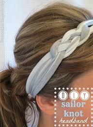 Diy Sailor Knot Headband Sailor Knots Diy Headband Diy Hair Accessories