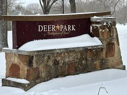 ☃️ SNOW DAY IN DEER PARK☃️ Our Parks and Rec Commission Chair, Eric Ripley,  hit the trails this morning to grab some awesome park photos! City offices  are closed today and tomorrow.