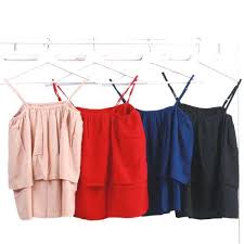 Cocok untuk acara formal, kuliah, kerja, maupun santai. 12 Pcs Blouse Wanita Tanpa Lengan Blouse Murah Tokodistributor
