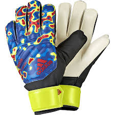 Splay football goalkeeper gloves super grip predator pro manuel neuer negative cut prime knit for soccer. Adidas Goalkeeper Gloves Predator Fingersave Manuel Neuer Solar Yellow Blue Action Red Kids Www Unisportstore Com