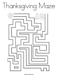 Maybe you would like to learn more about one of these? Thanksgiving Maze Coloring Page Twisty Noodle