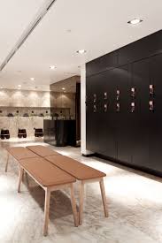 The Yoga Center Locker Area Kuwait City Interior Design 2013 Modern Fitness Design Gym Fitness Center Design Gym Interior Locker Designs