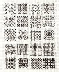 blackwork fill in samplers blackwork cross stitch