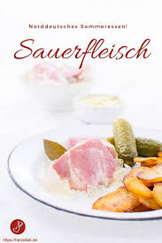 Sauerfleisch Rezept Traditionelles Norddeutsches Sommeressen Rezept Rezepte Lebensmittel Essen Food Network