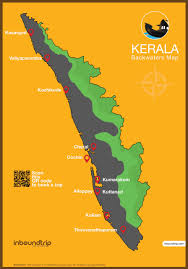 South indian state of kerala uses blockchian technology in food. Kerala Backwaters Map Kerala Taxi Tour Experiences Guides And Tips